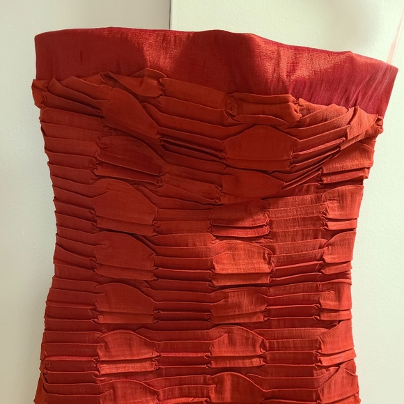 Red Mini Dress - Picture 3 of 5